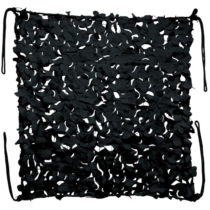 Filet de camouflage renforcé noir