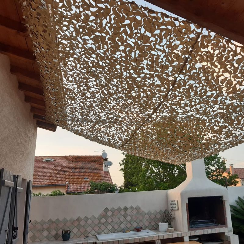 filet de camouflage ignifugé