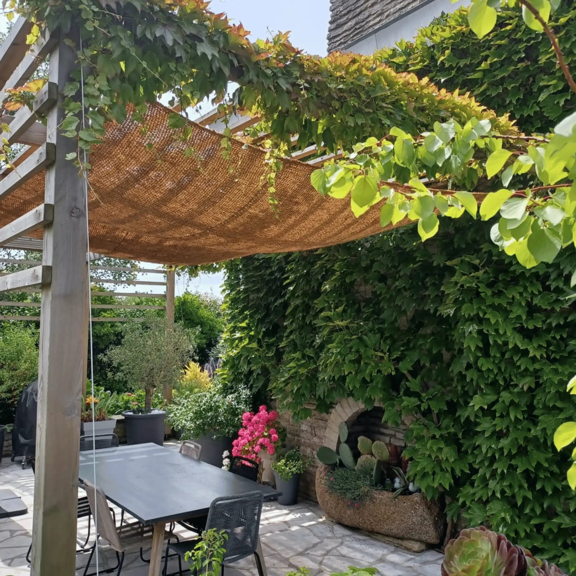 Filet de camouflage en fibre de coco