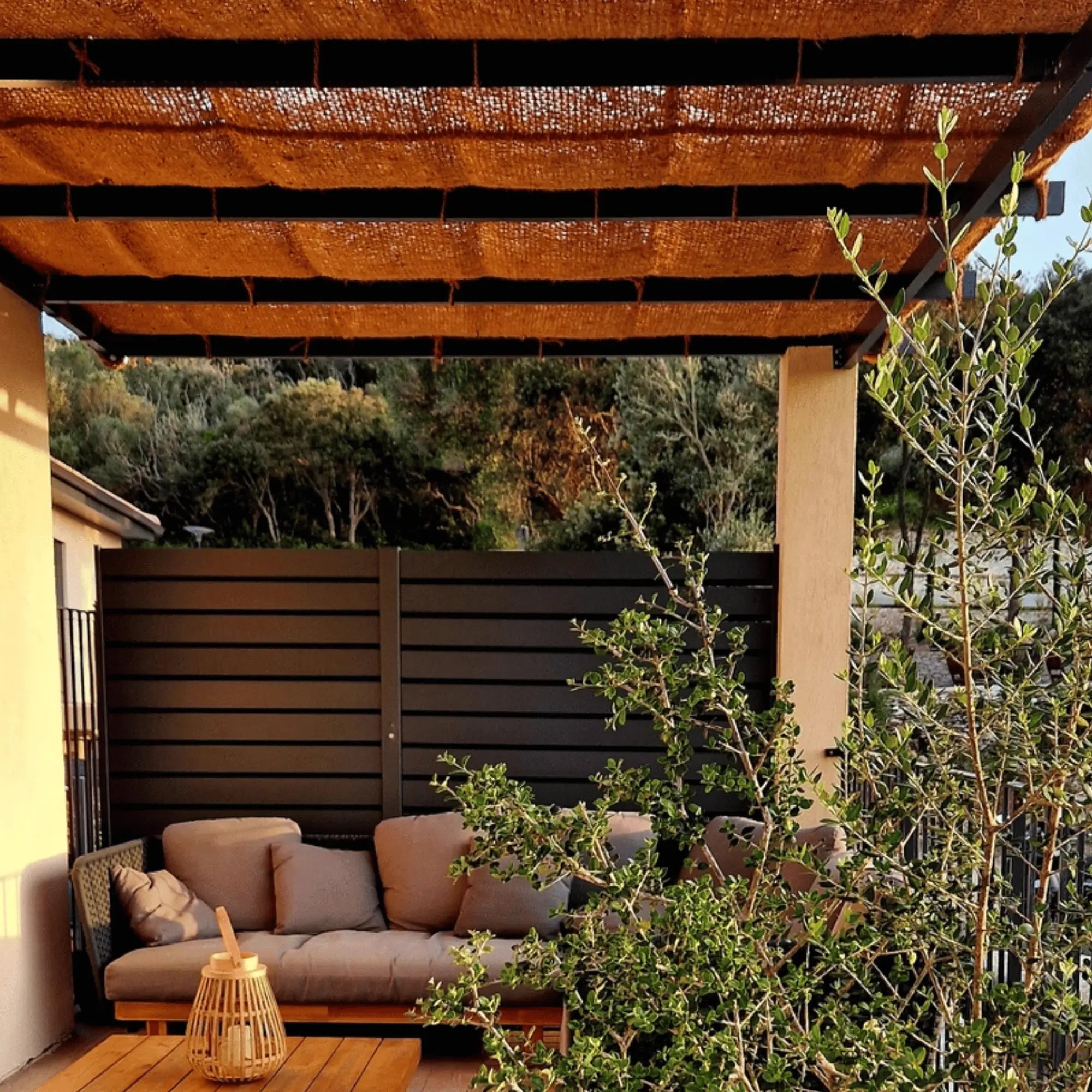 Filet de camouflage en fibre de coco