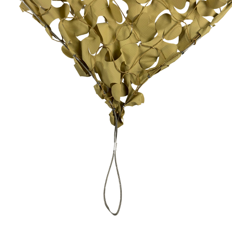 Filet de camouflage renforcé câble acier