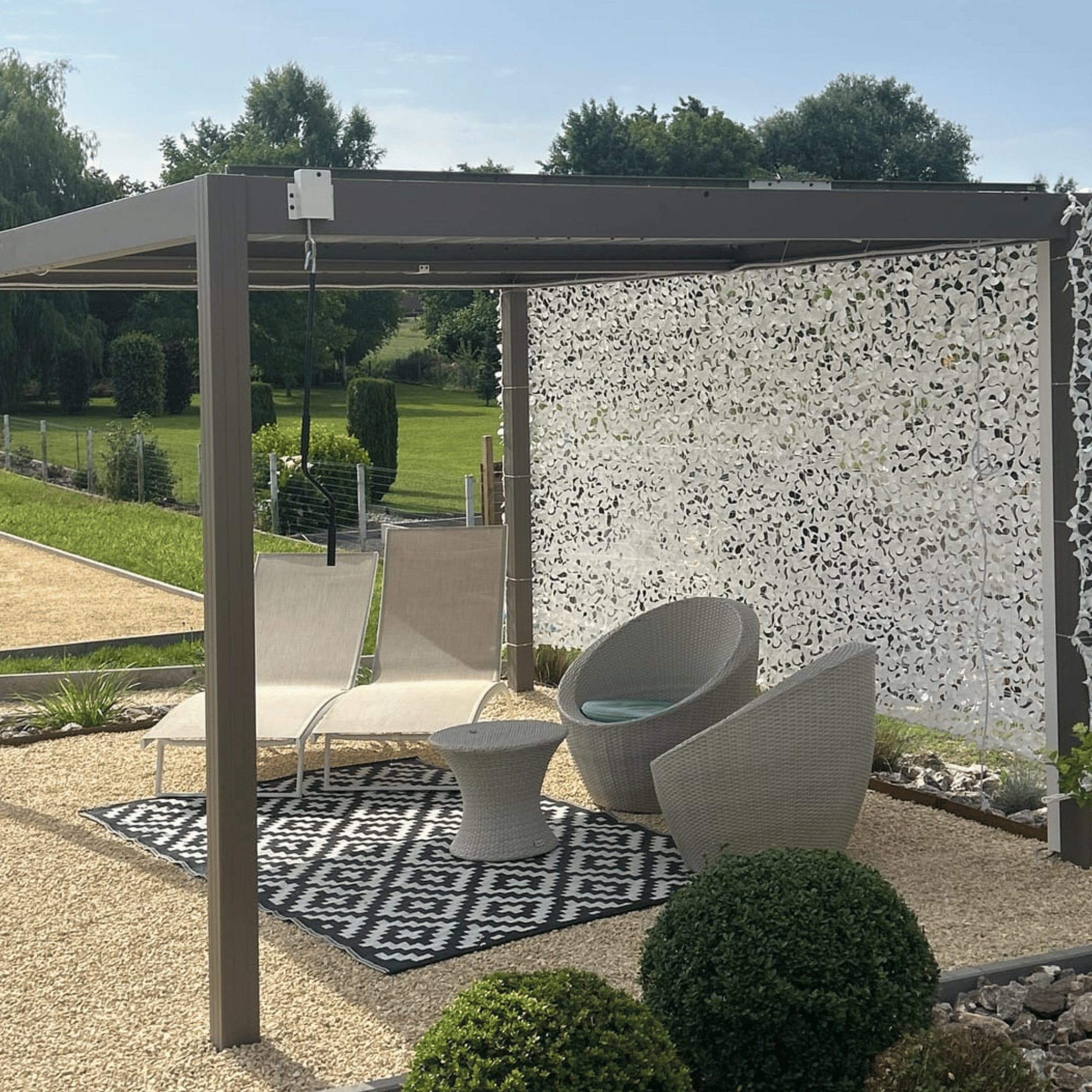 Filet de camouflage brise vue