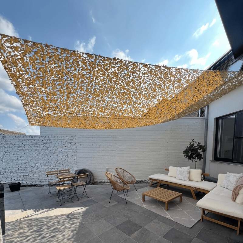 Filet de camouflage renforcé ignifugé