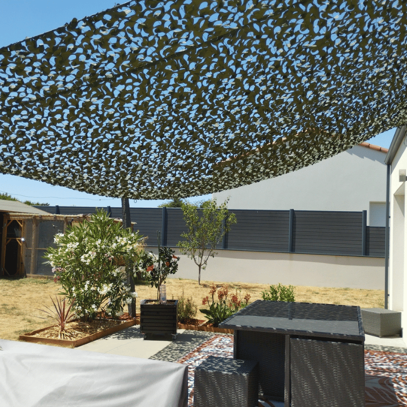 Filet de camouflage renforcé vert