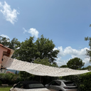 Câble acier pour voile d'ombrage camouflage

