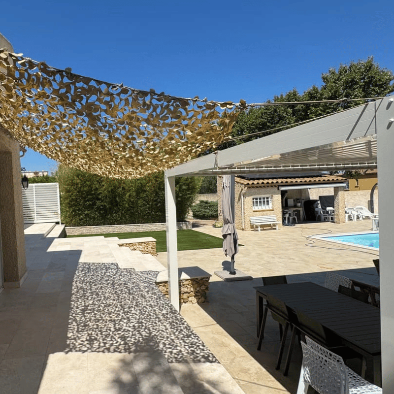 Corde de fixation en polyester tressé
