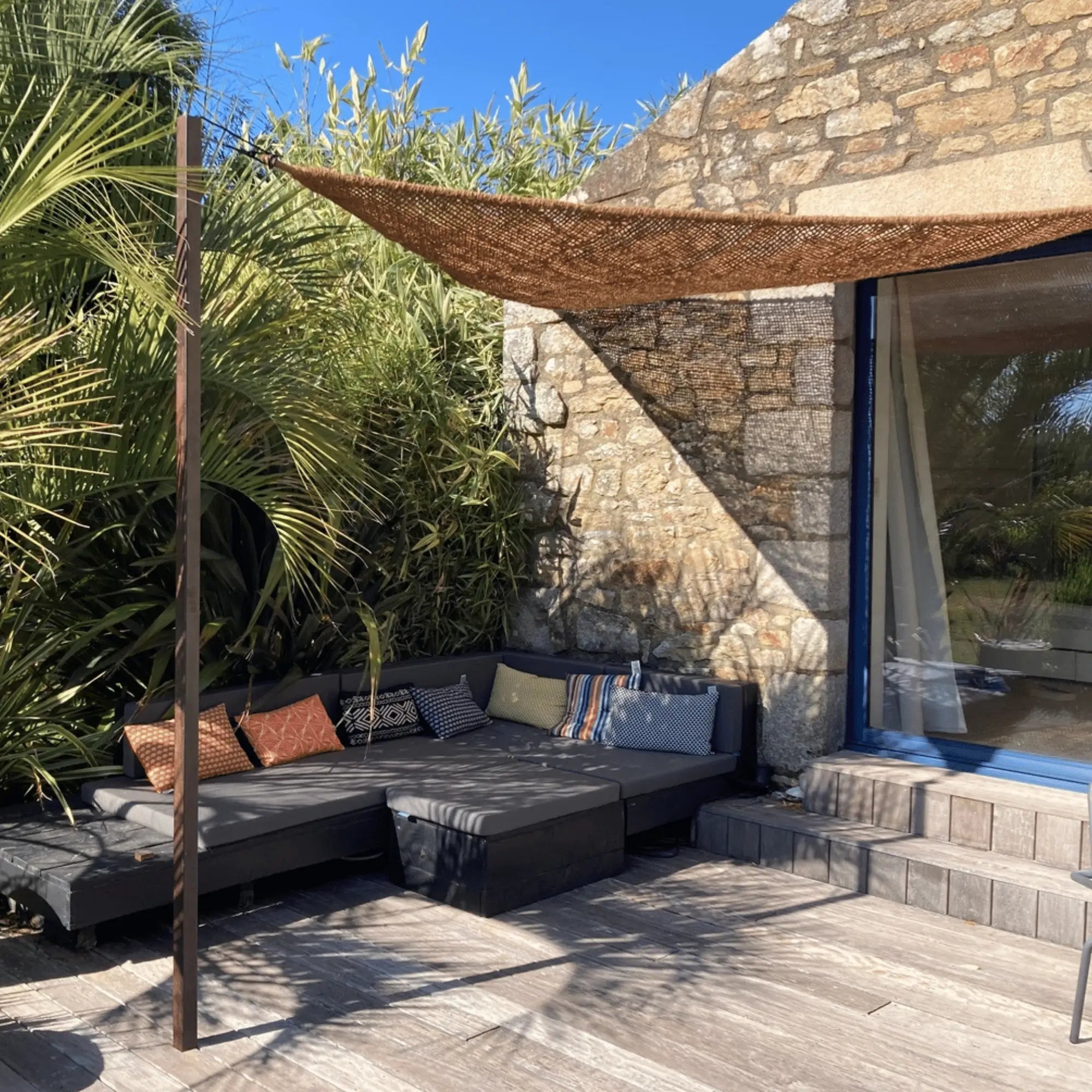 Filet de camouflage en fibre de coco