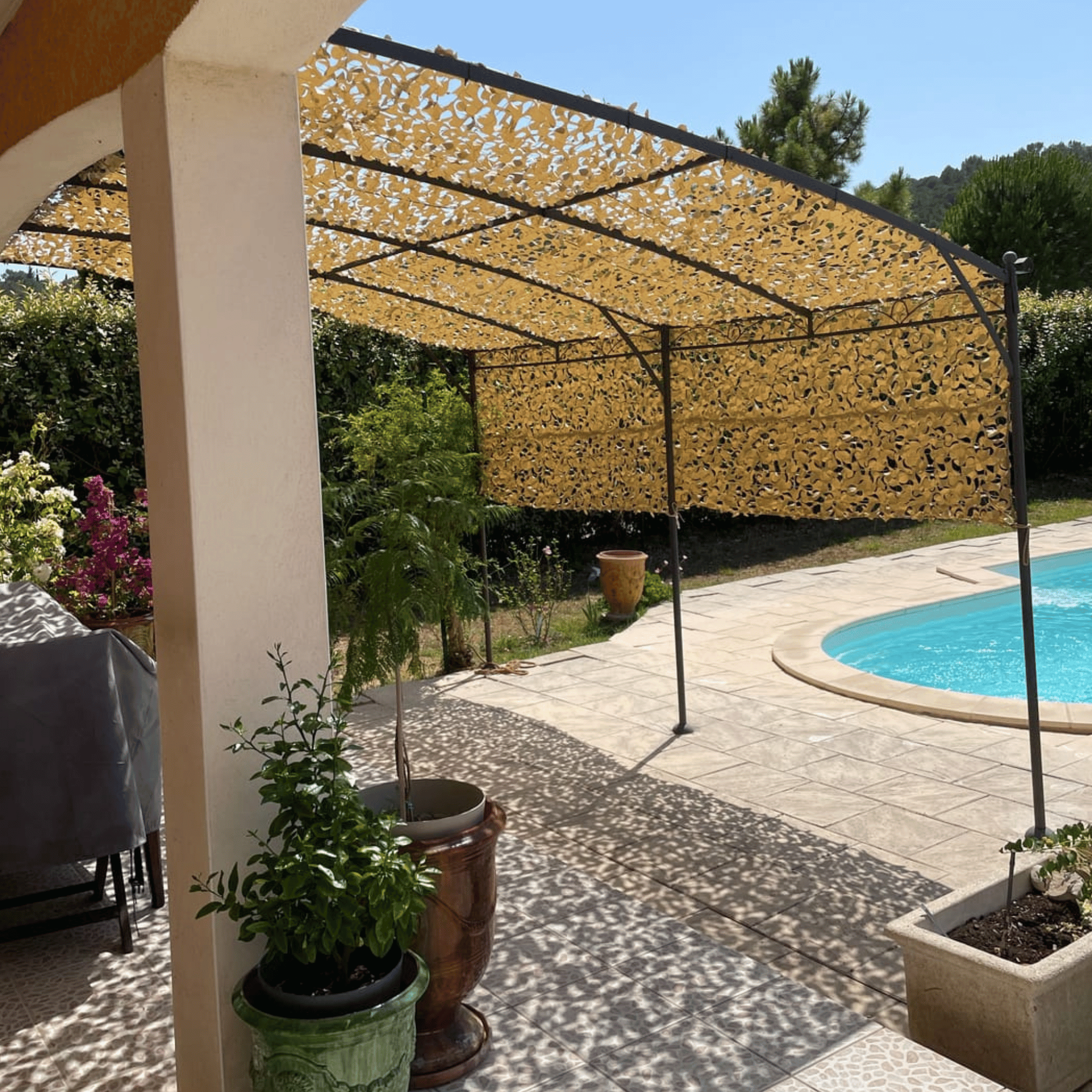 Filet de camouflage brise vue