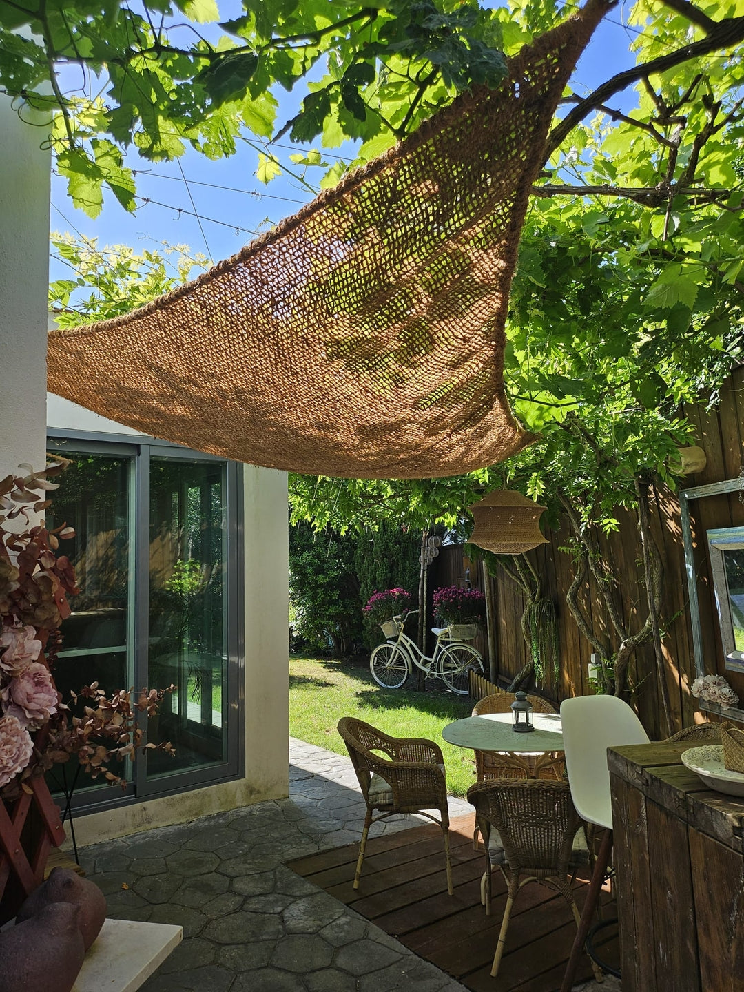 Filet de camouflage en fibre de coco