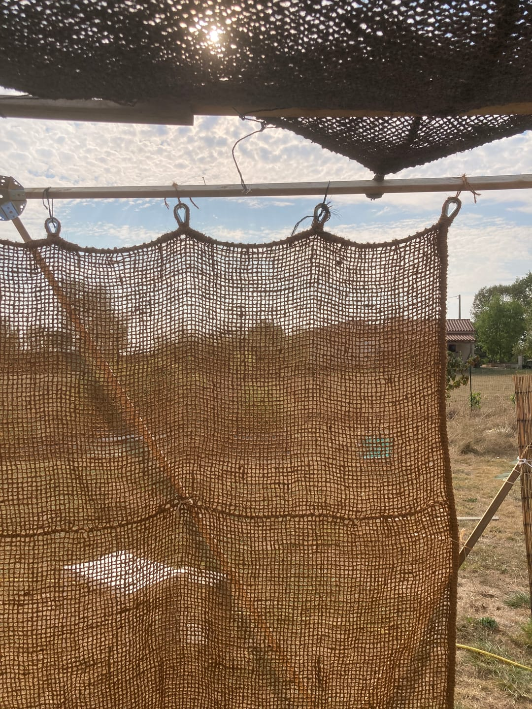 Rideau en fibre de coco