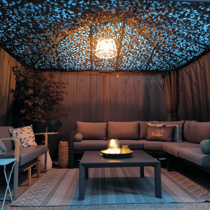 Filet de camouflage renforcé vert
