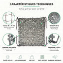 Filet de camouflage renforcé gris