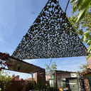 Filet de camouflage triangulaire vert